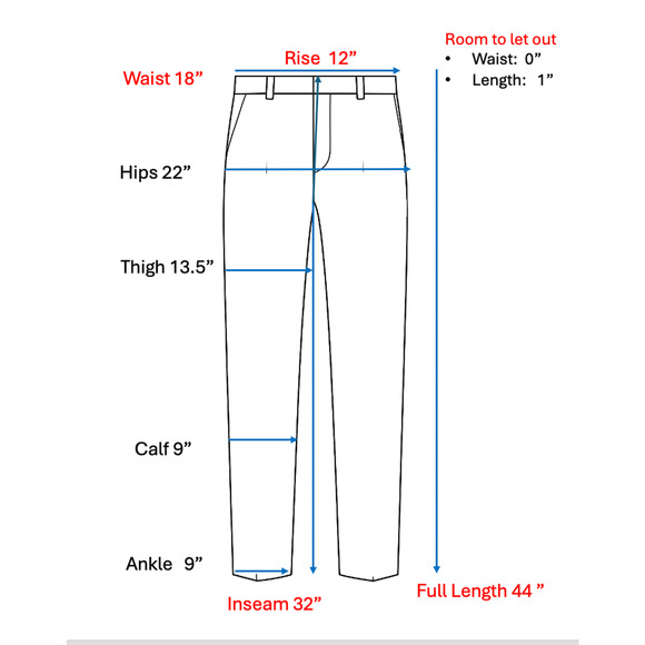 Vtg First Nighter Mens Tuxedo 44L 36x32 Black Tux Suit Adjustable Waist - Picture 13 of 16